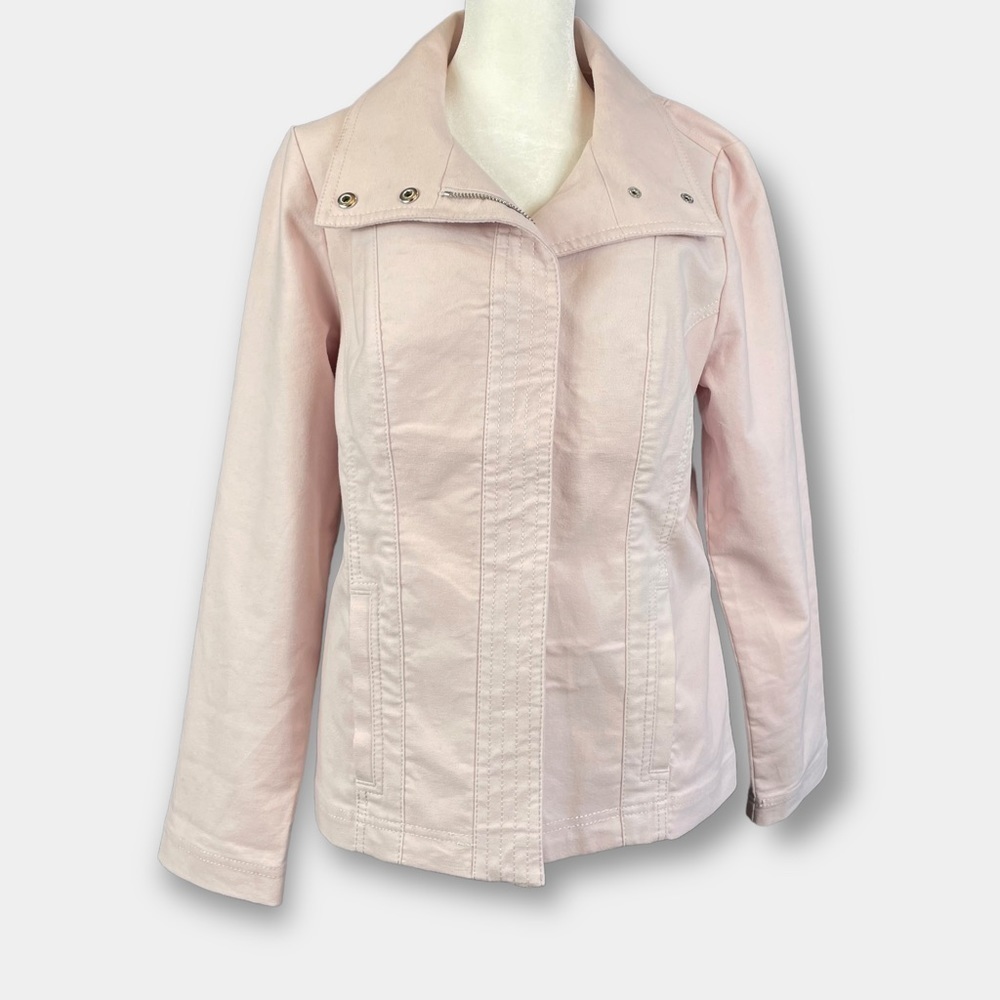 NEW Chico's Soft Pink Jacket Chico's Size 0 Standard Size 4